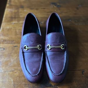 ASOS Loafers Burgundy Maroon